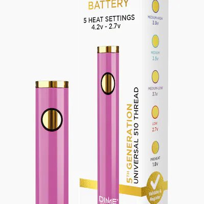 Photograph of product: Pink Battery V5 Dime