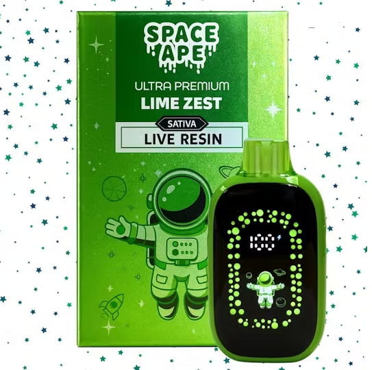 Photograph of product: Space Ape - Lime Zest Disposable