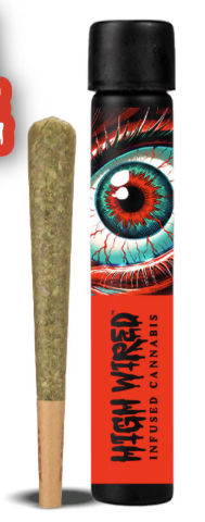 Photograph of product: HIGH WIRED MANDARIN Z 1PK INFUSED PRE-ROLL
