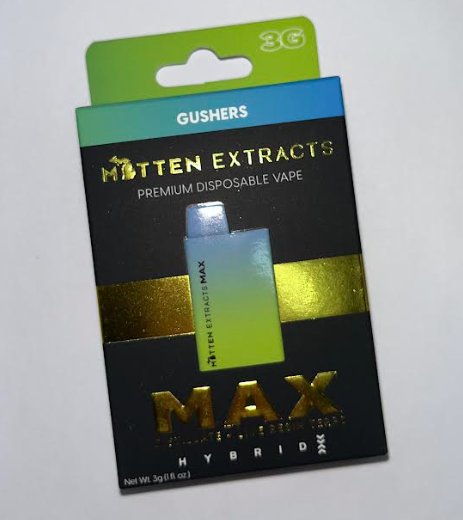 Photograph of product: Mitten Extracts Max Disposable - Gushers