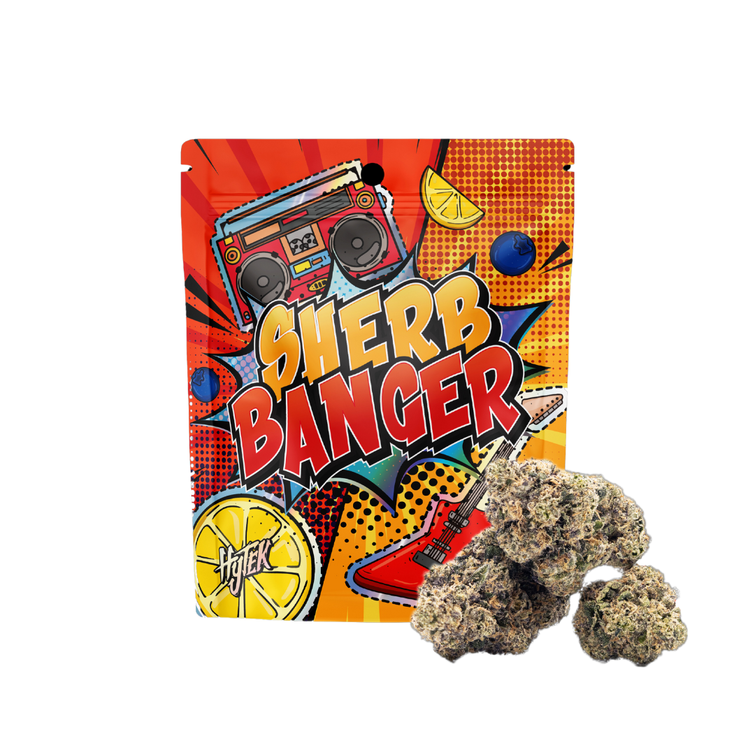 Photograph of product: Hytek | Sherb Banger Prepackaged Flower | 3.5g