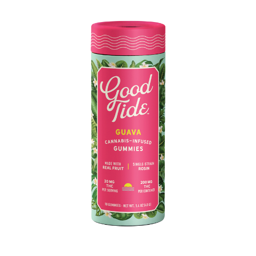 Photograph of product: Good Tide by Wyld 200mg Gummies Guava