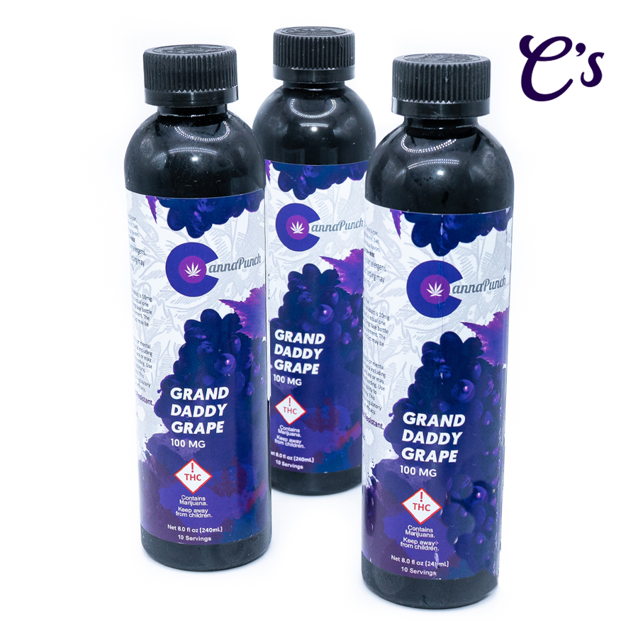 Photograph of product: CannaPunch | Drink (H) Grand Daddy Grape 100mg
