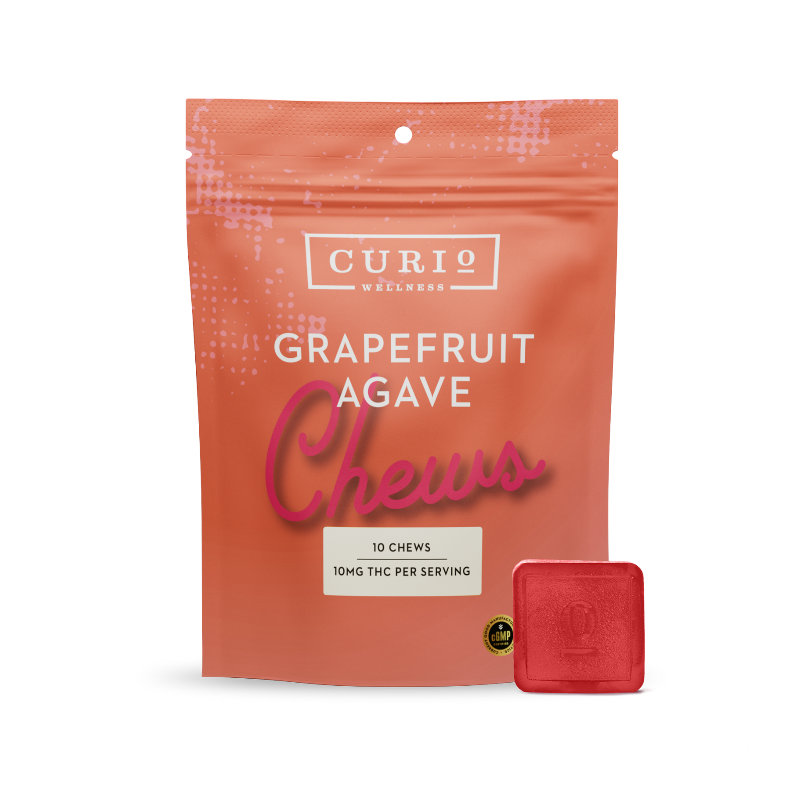 Photograph of product: Grapefruit Agave Chews | 10mg