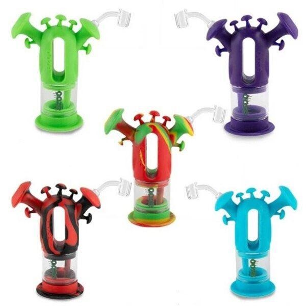 Photograph of product: Trip Pipe Silicone Bubbler | Assorted Colors