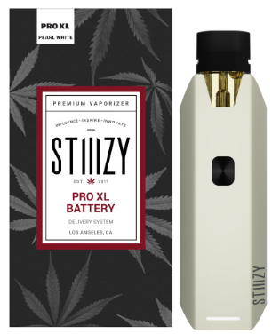 Photograph of product: STIIIZY Pro Variable XL Battery Pearl White