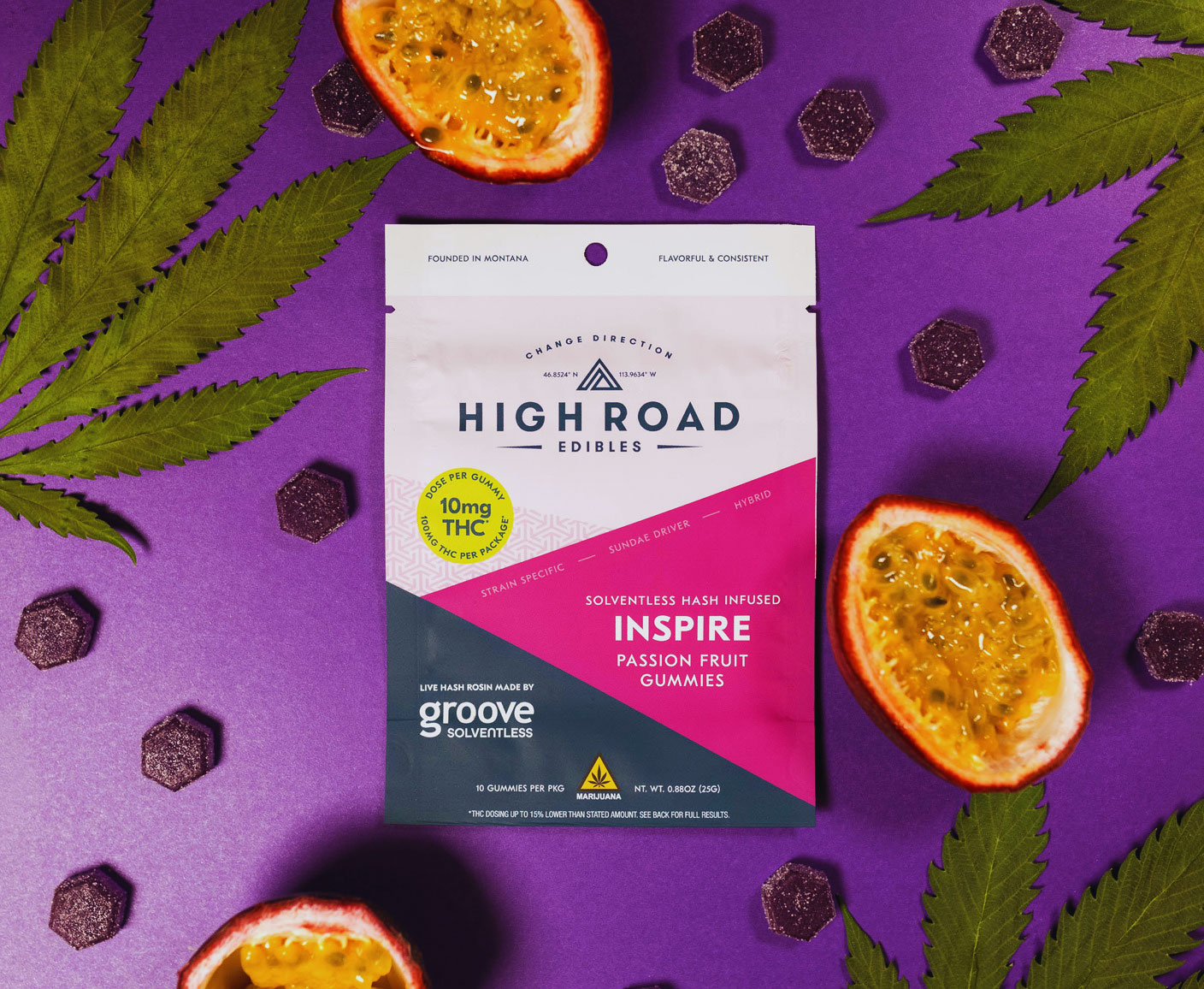 Photograph of product: Gummies | Passionfruit | Live Rosin
