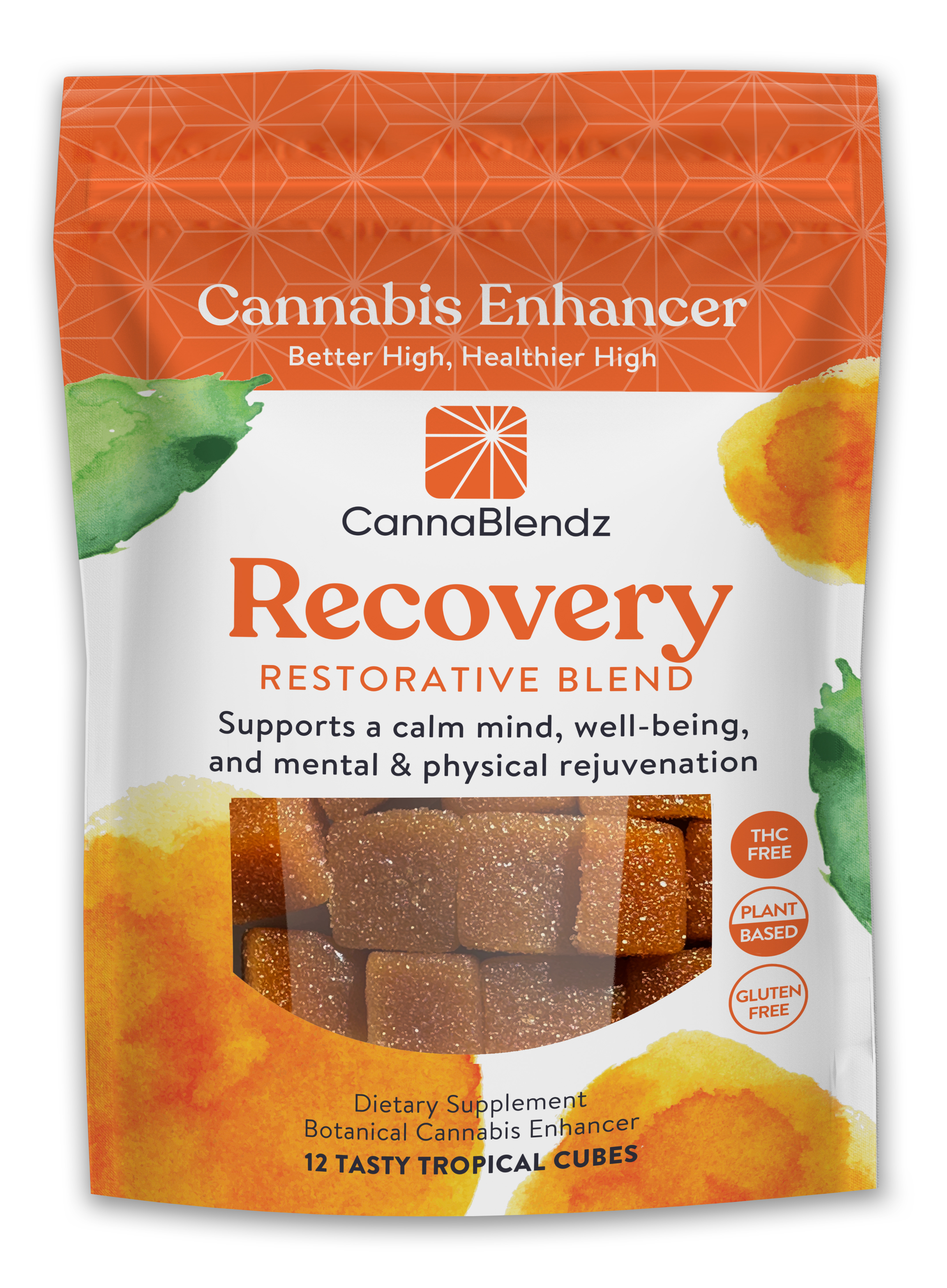 Photograph of Product: CannaBlendz | Recovery | Restorative Blend | THC Free | Gummies