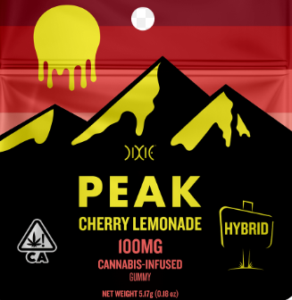 Photograph of product: DIXIE | PEAK | CHERRY LEMONADE | 200MG TH-oui | HYBRID