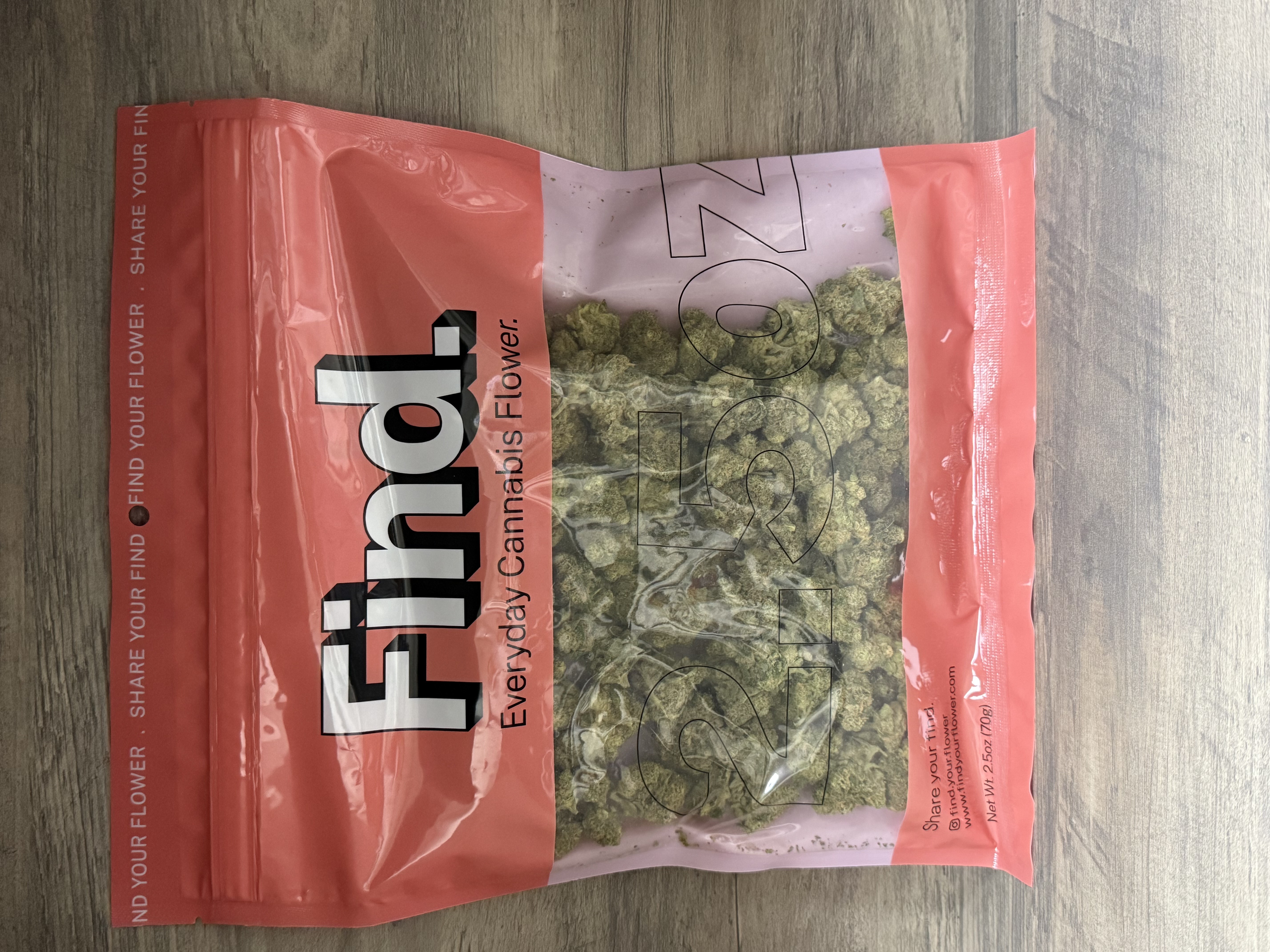 Photograph of product: FIND Whole Flower  - Sweet Blueberry Haze - 14g