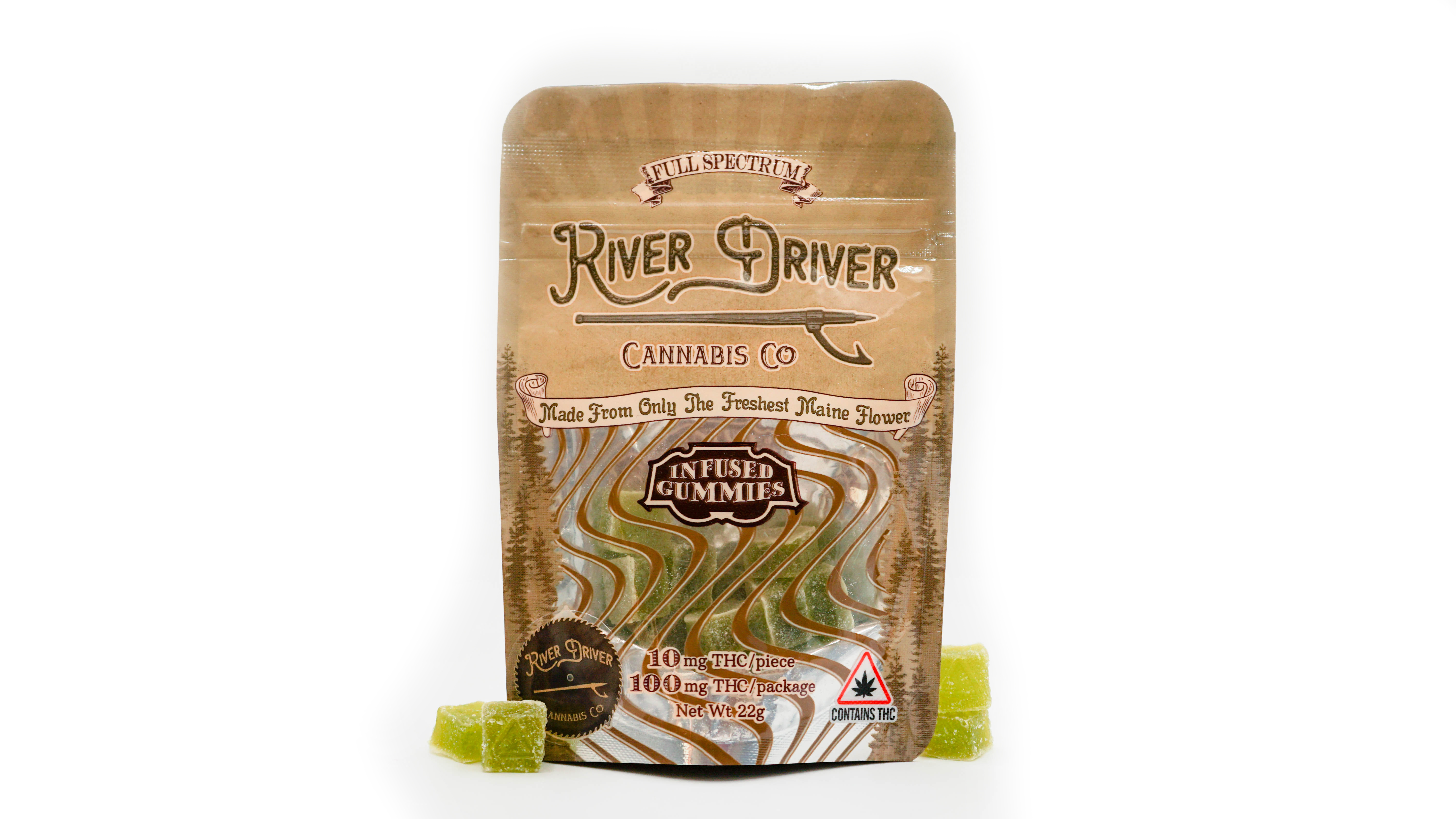 Photograph of product: Sour Lime Gummy 10mg, 20pk