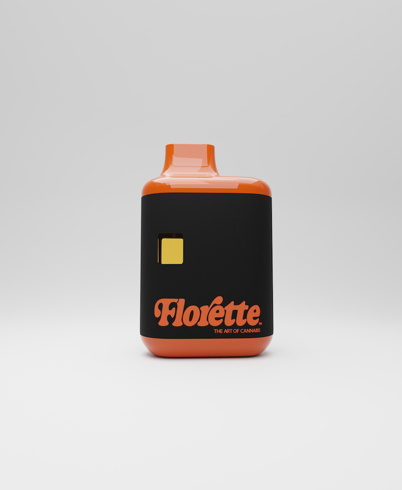 Photograph of product: Florette | Albany Sour Diesel | Resin Disposable | 0.5g
