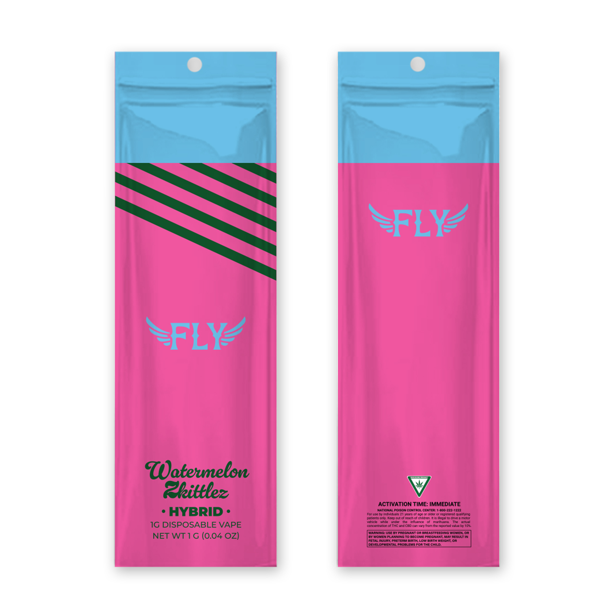 Photograph of Product: FLY | Disposable Vape | Watermelon Zkittlez | 1g
