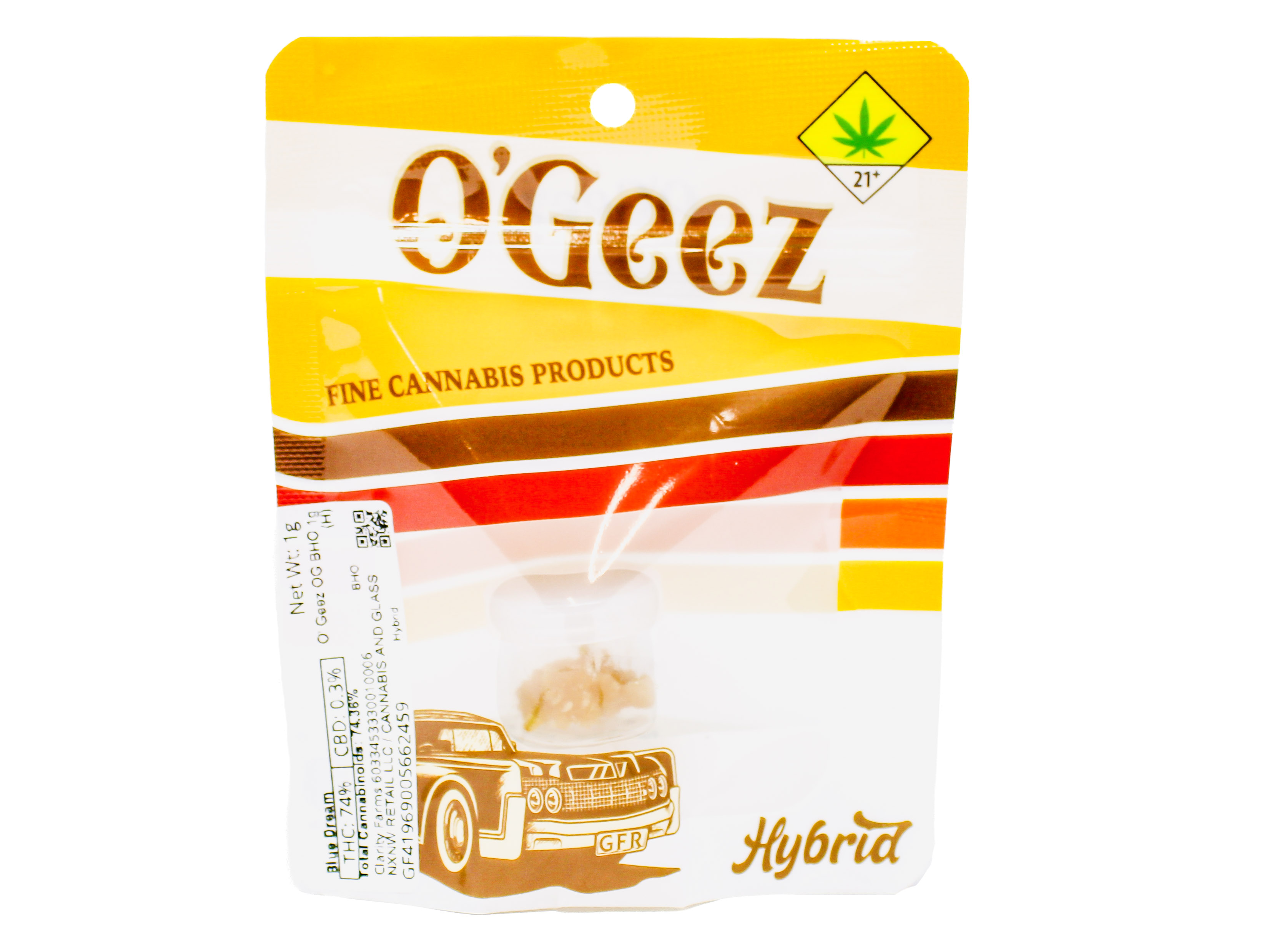 Photograph of product: COW Blue Dream BHO Concentrate 35692