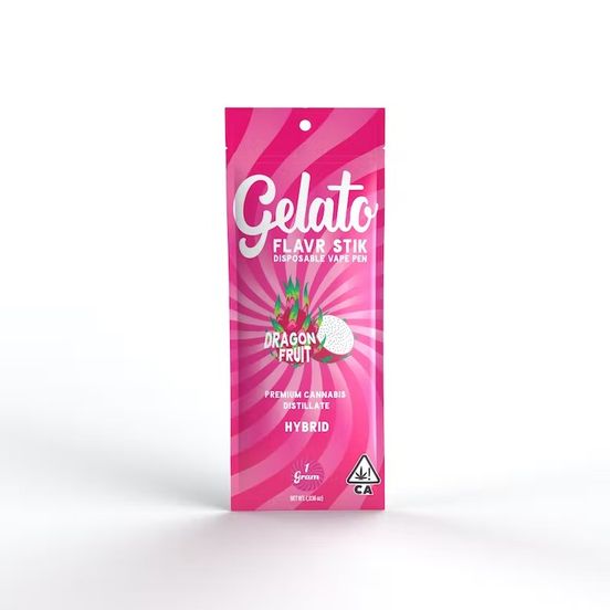 Photograph of product: Gelato AIO Vape Dragon Fruit 1g - 