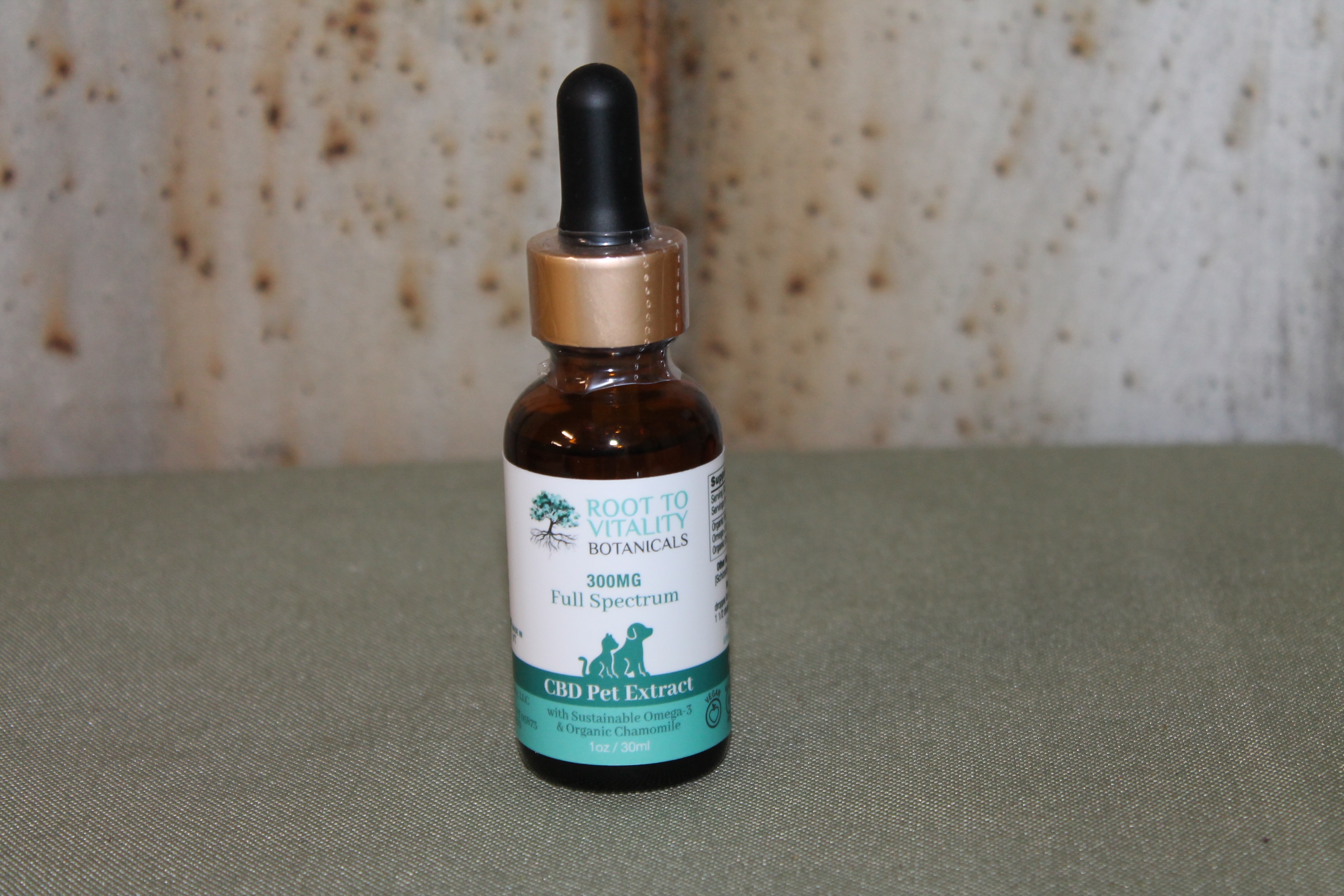 Photograph of product: Root to Vitality | 300mg CBD Pet Extract | Full Spectrum