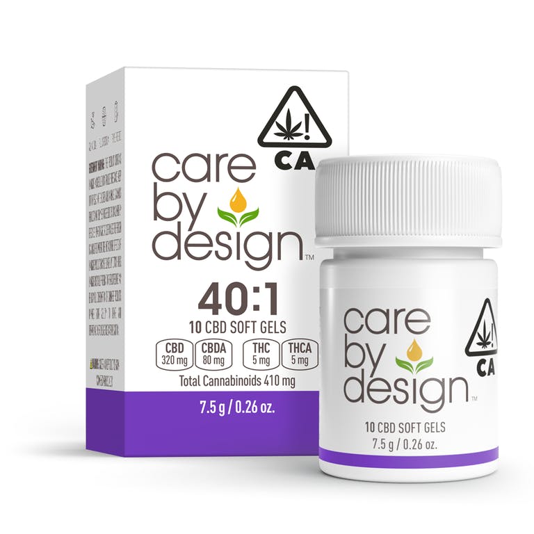 Photograph of Product: 40:1 10CT SOFT GELS