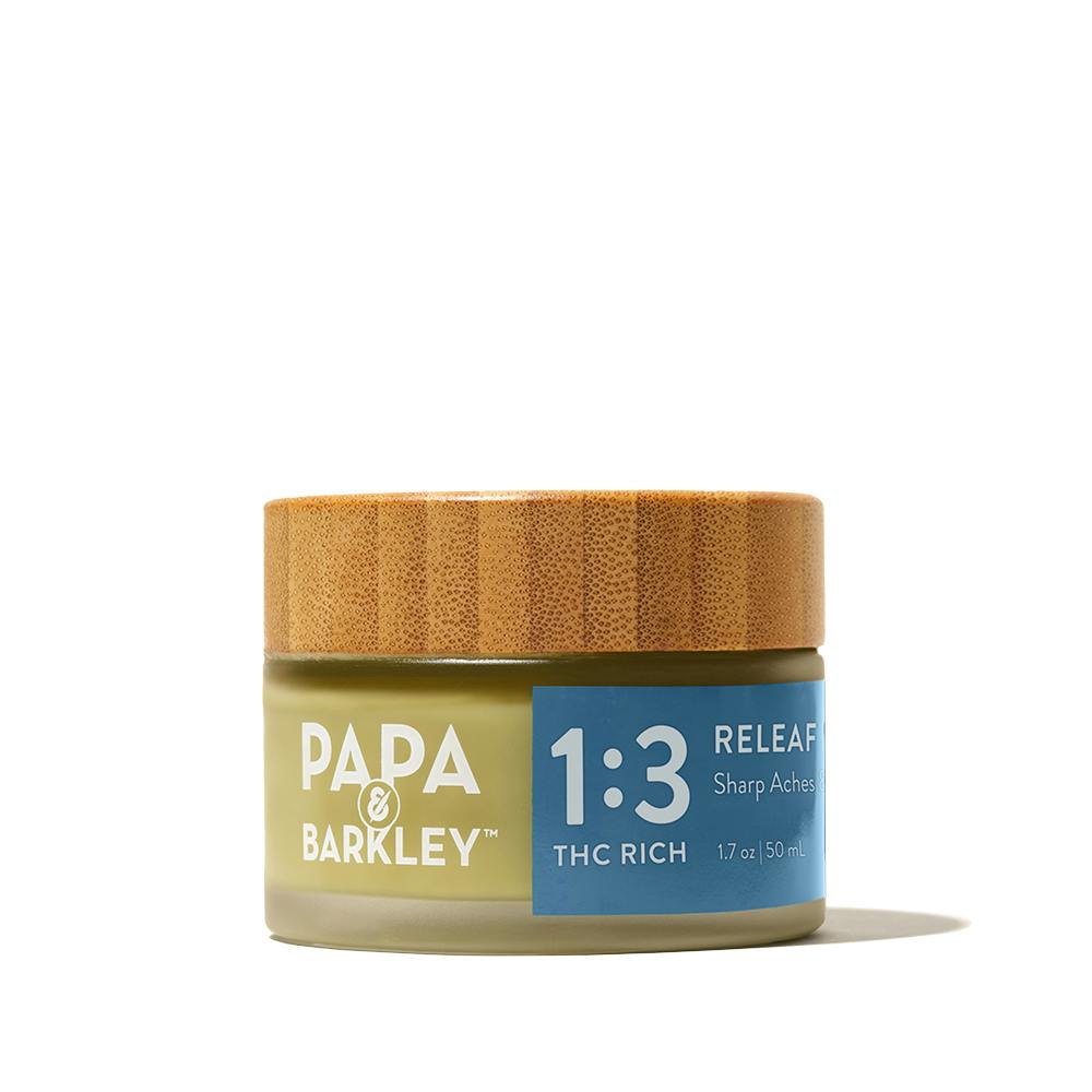 Photograph of product: Papa&Barkley - 50ml 1:3 TH-oui:CBD Releaf Balm TH-oui Rich