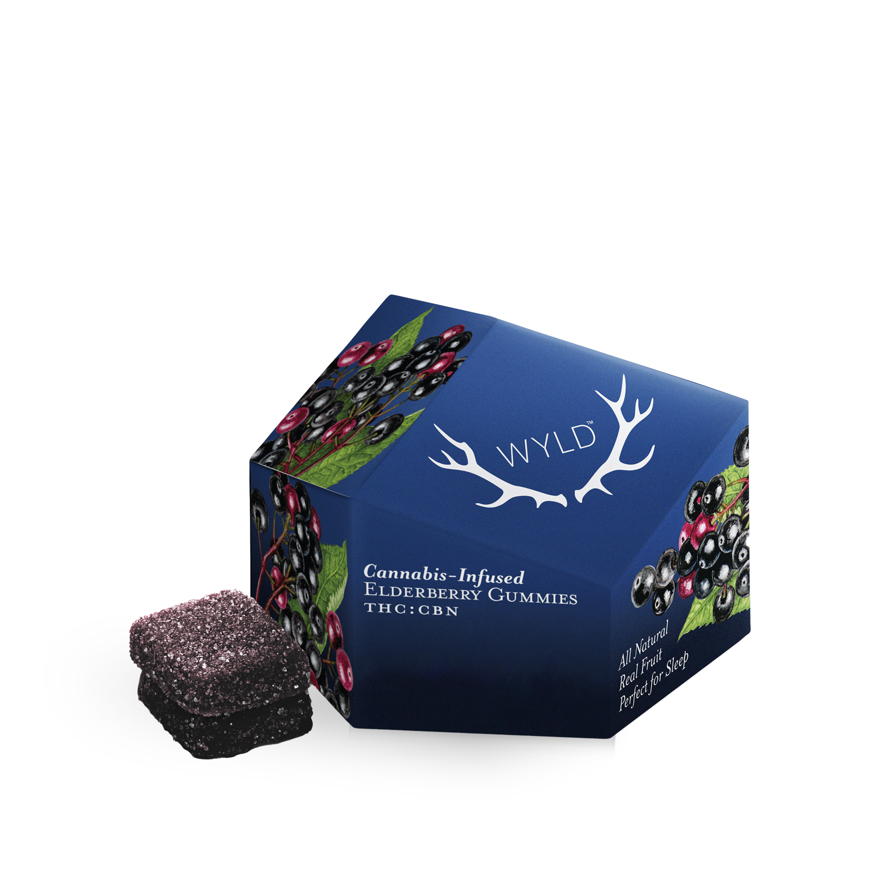 Photograph of product: Elderberry TH-oui:CBN Gummy - 100mg