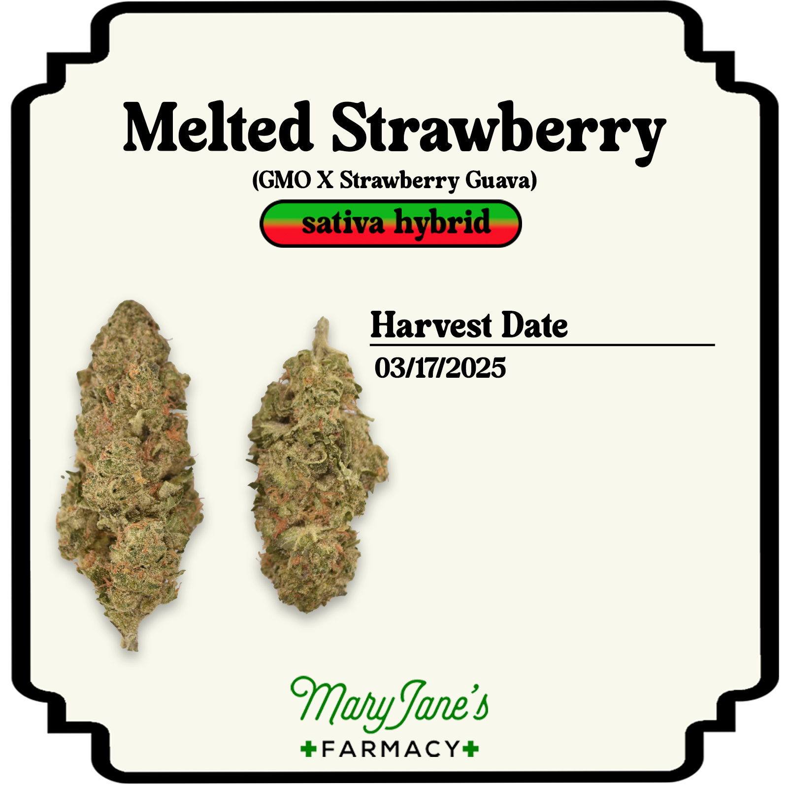 Photograph of product: Oregon Oui'd Collective | Melted Strawberry Pre-Roll | 1g