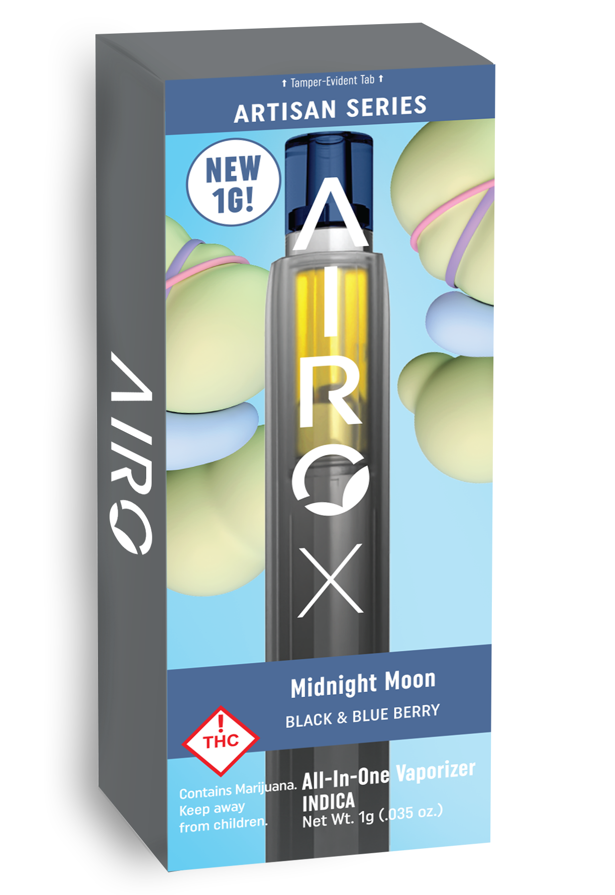 Photograph of product: AiroX - (I) Midnight Moon - AIO vaporizer