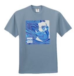Photograph of product: Garcia Crew Neck Shirt Blue
