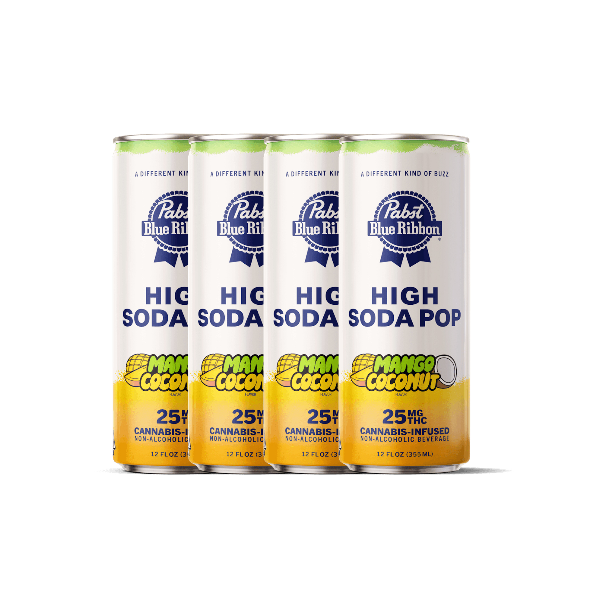 Photograph of product: 4PK SODA MANGO COCONUT