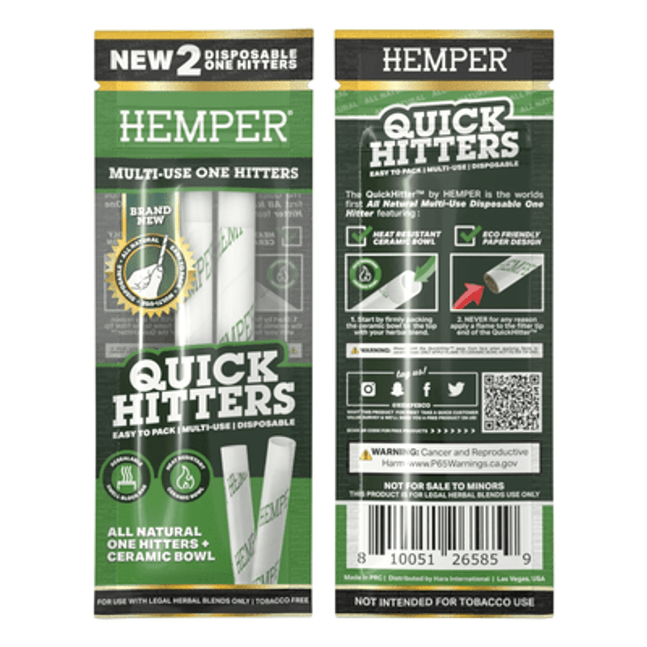 Photograph of product: Hemper | Quicker Hitter Disposable | Non-Flavored