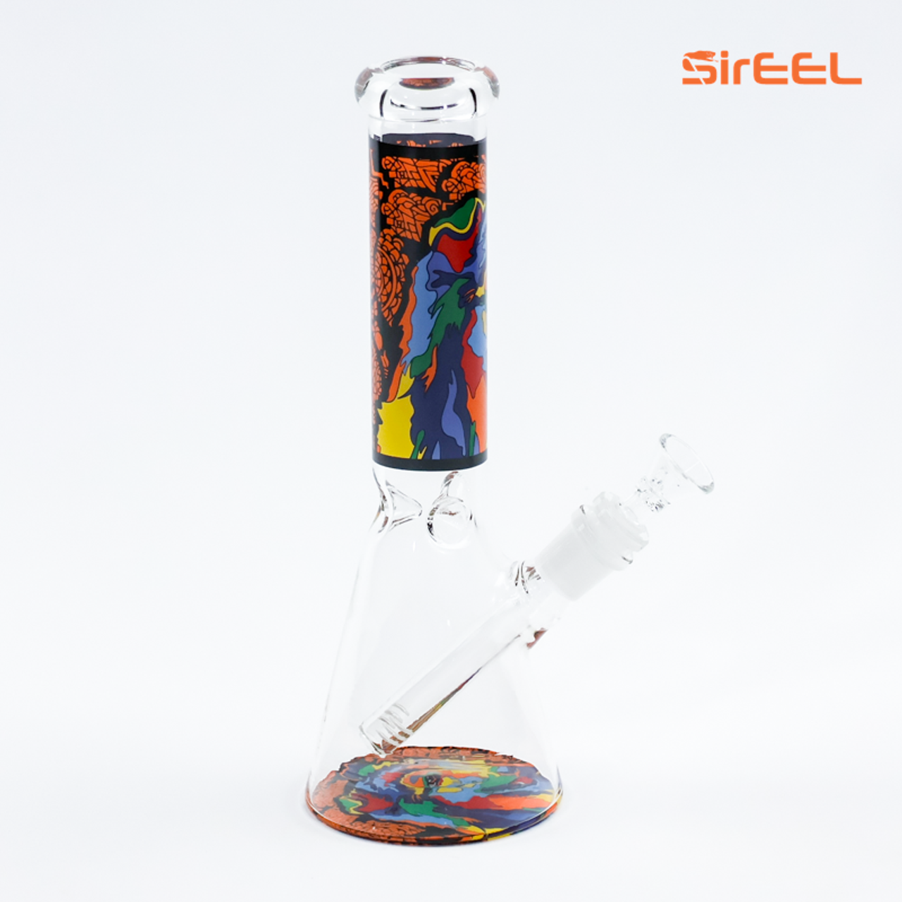 Photograph of product: SirEEL - 10" Doggie Style PupArt Beaker Bong with Flower Bowl