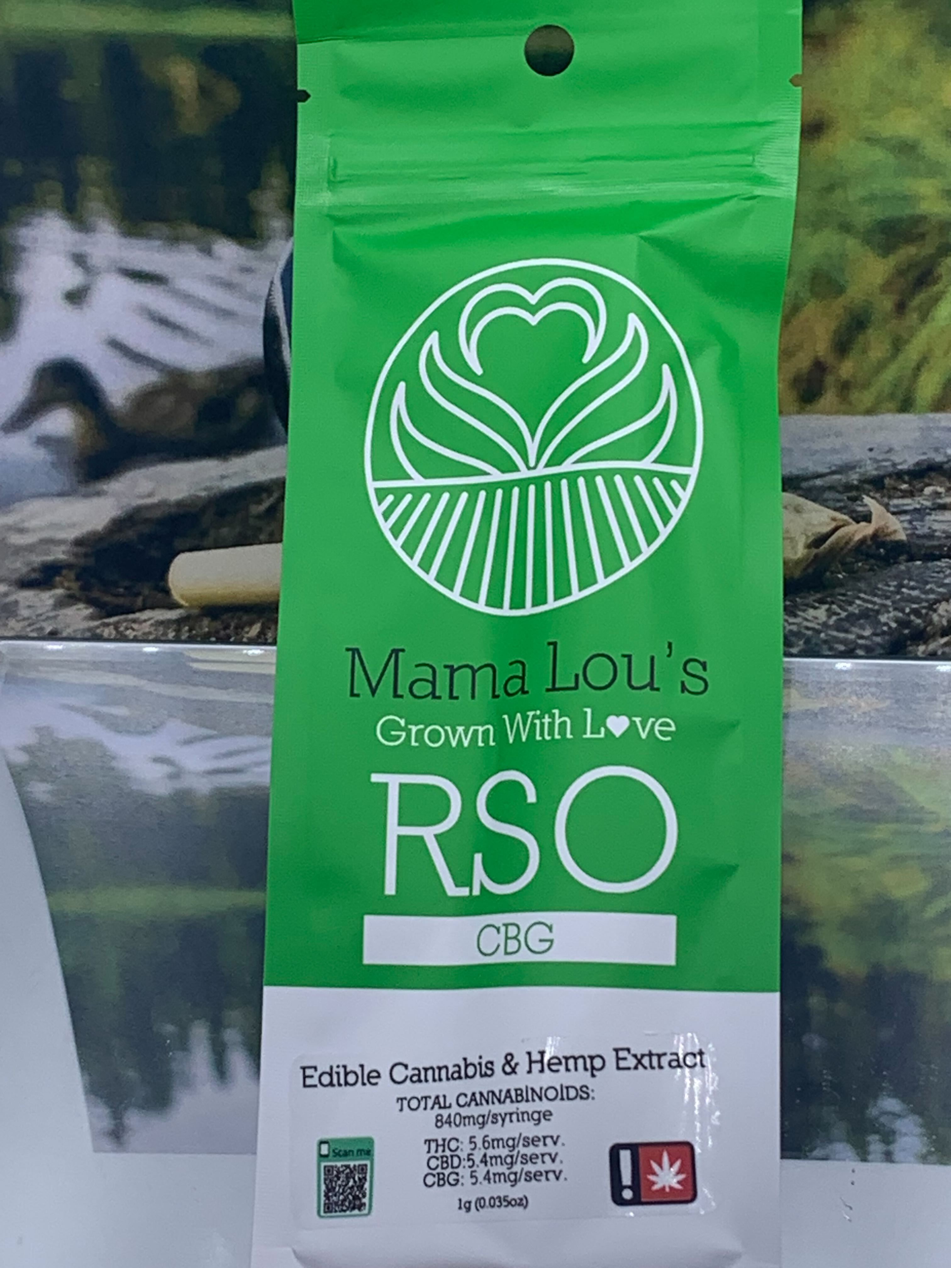 Photograph of product: RSO | CBG | 1g