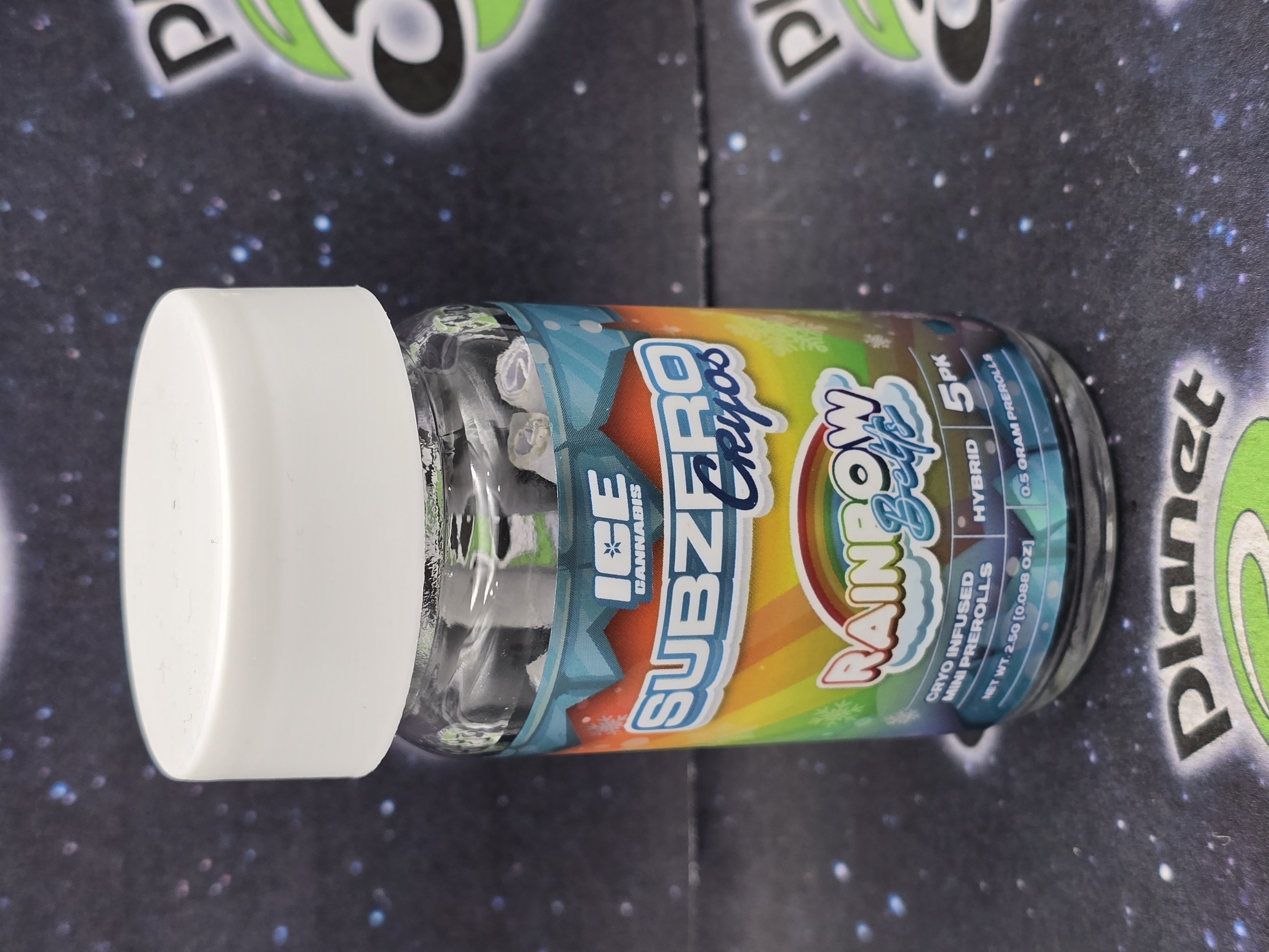 Photograph of product: Numb | Rainbow Belts Cryo Infused Preroll Pack