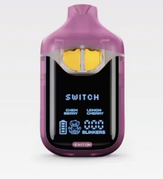 Photograph of product: Boutiq | Chem Berry x Lemon Cherry | Switch AIO Dual-Chamber Vape | 2g