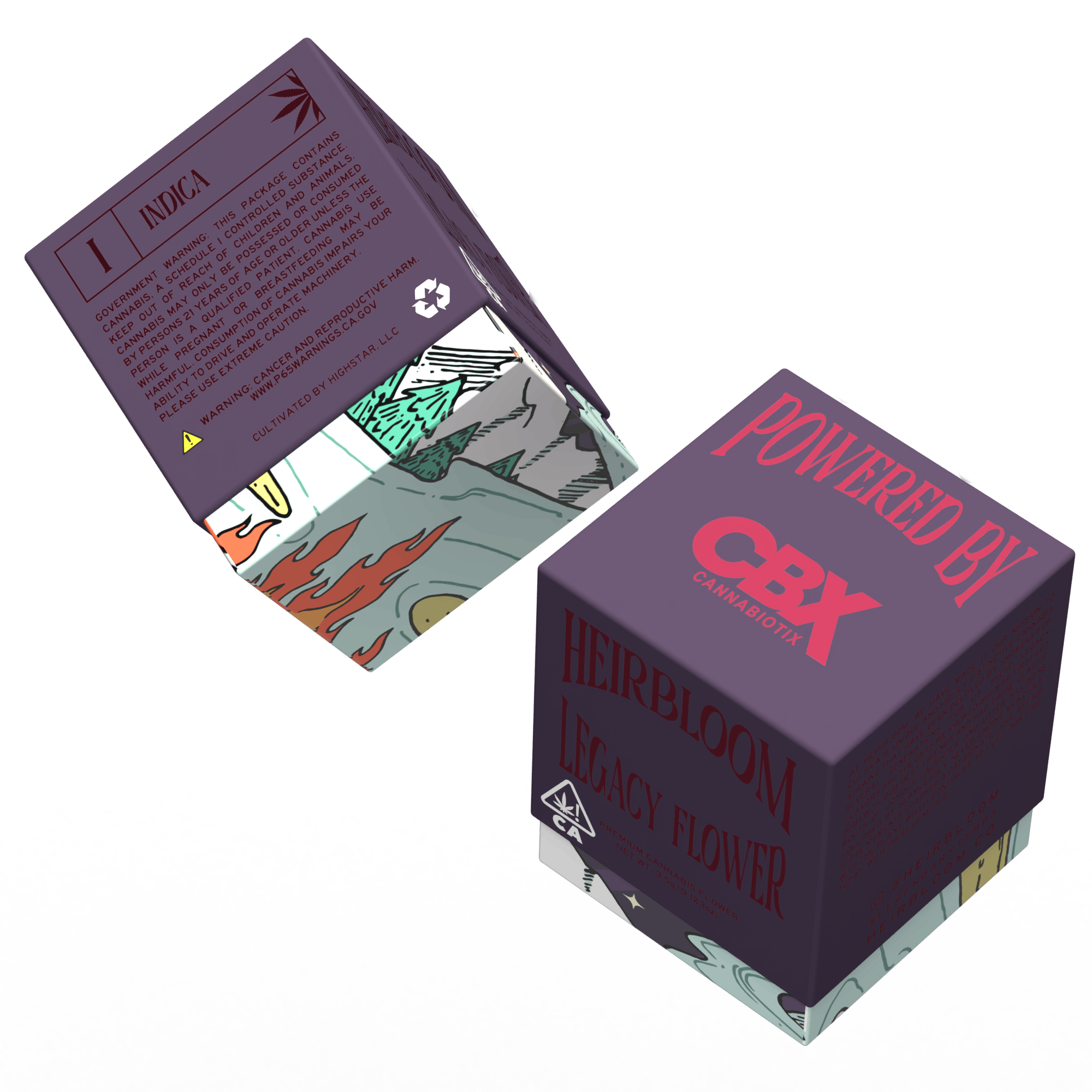 Photograph of product: Heirbloom Legacy Flower | Bubba Kush | 3.5g