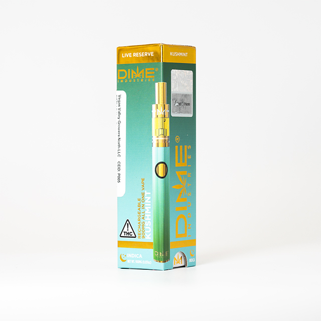 Photograph of product: Kushmint Live Resin Disposable 0.9g {V148}