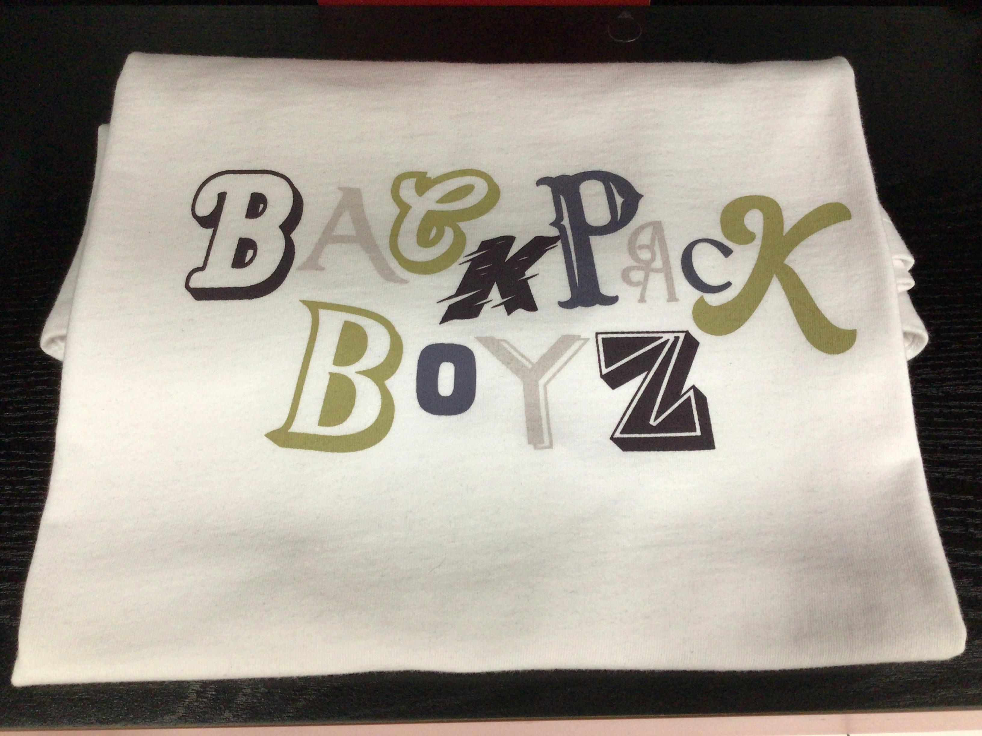 Photograph of product: BackpackBoyz - Payoff Tee - White L [ALL TAXES INCLUDED]