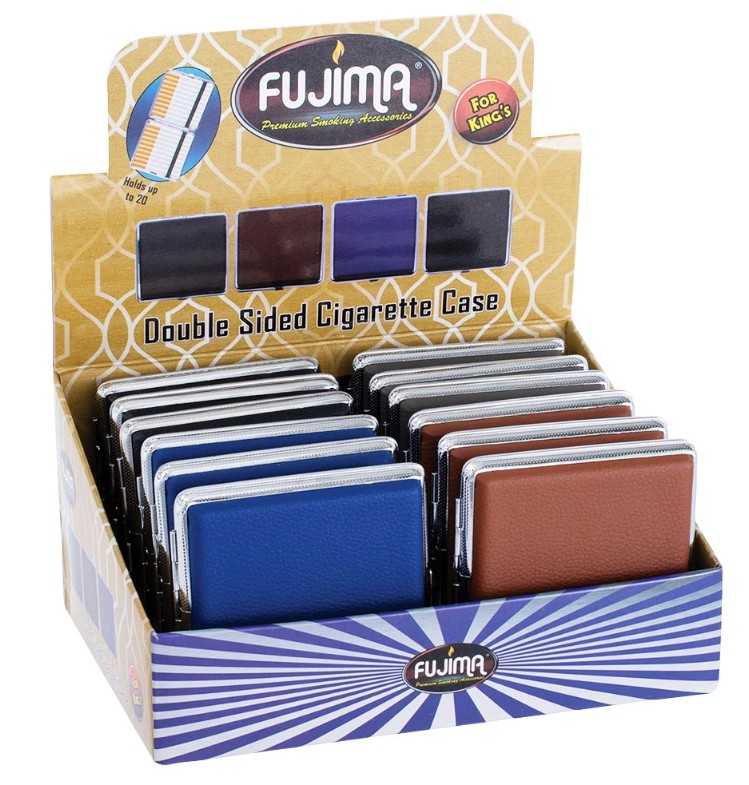 Photograph of product: Fujima Faux Leather Double-Sided Joint Case | King Size | Assorted Colors