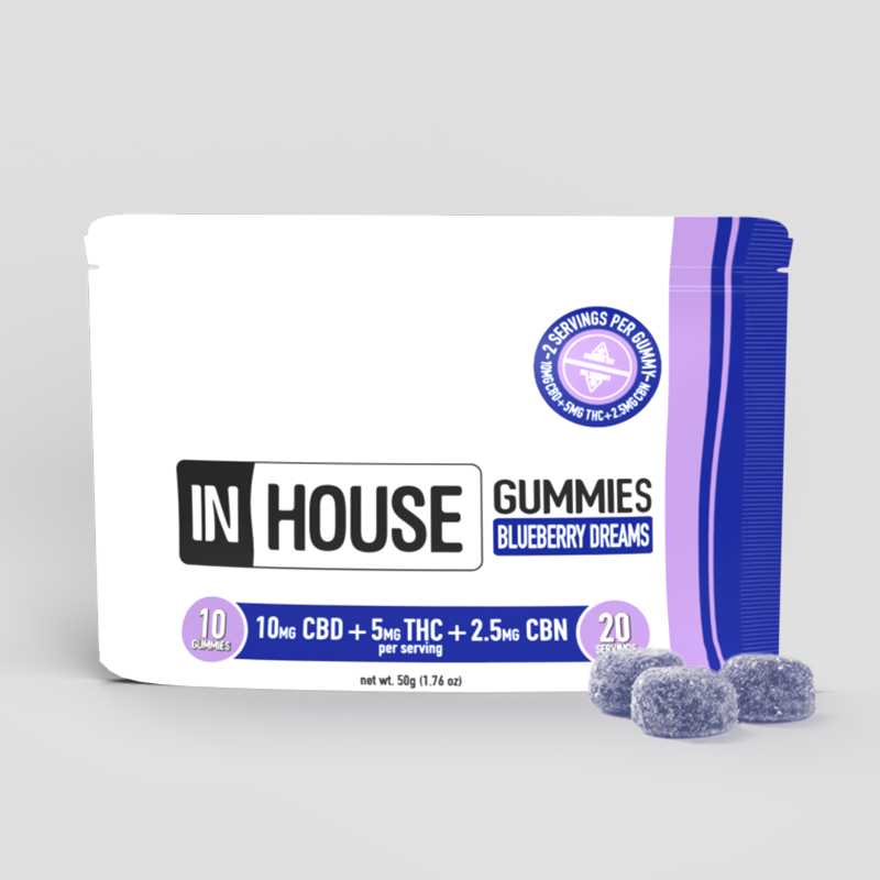 Photograph of product: Blueberry Dreams Gummies | 100mg