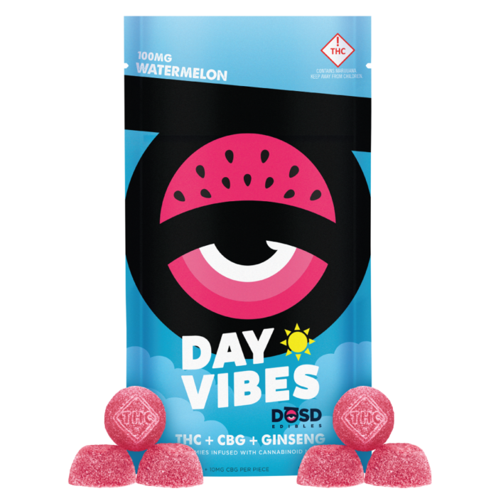 Photograph of product: DOSD | 100mg | Day Vibes | Watermelon REC