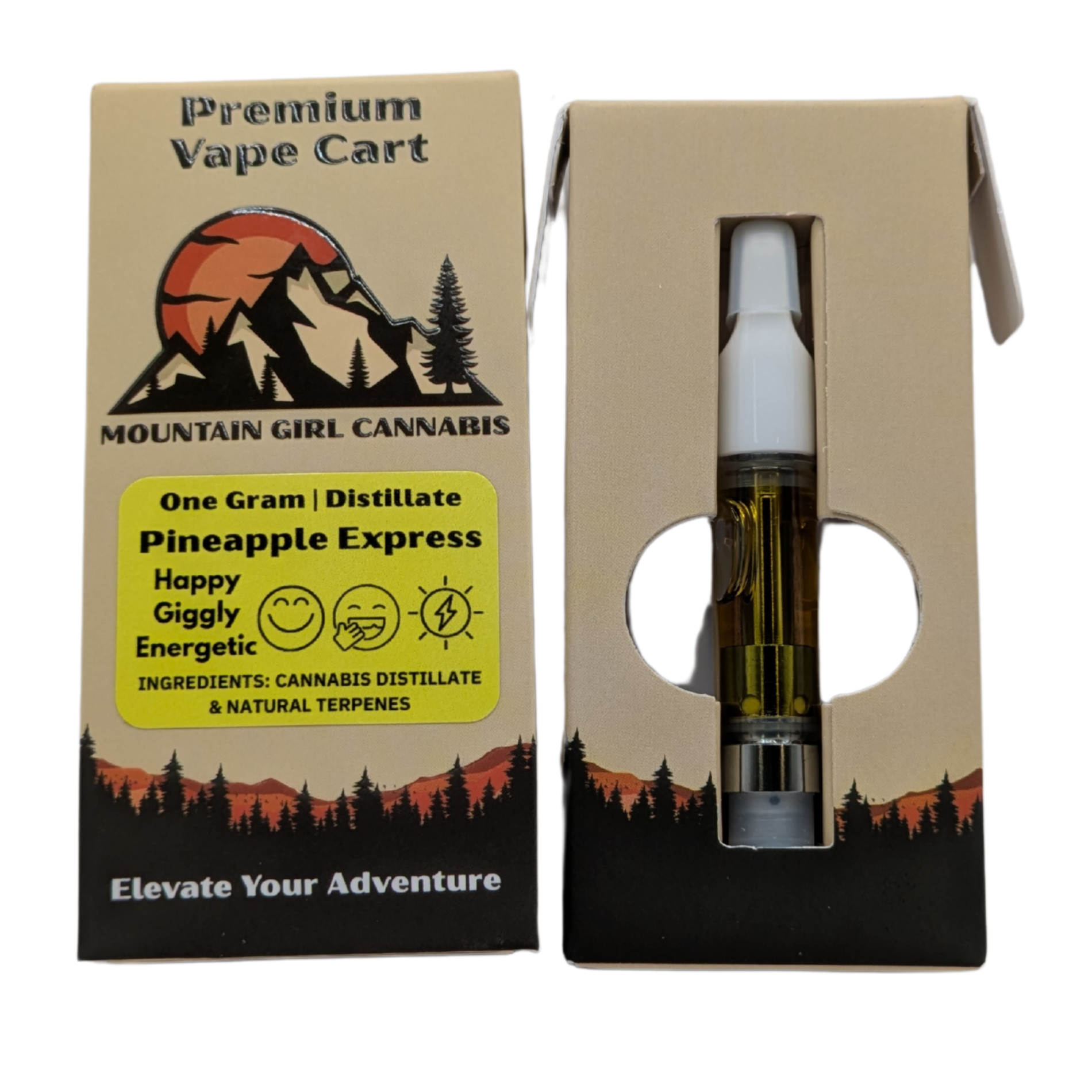 Photograph of product: Pineapple Express | 1g Distillate Cartridge |