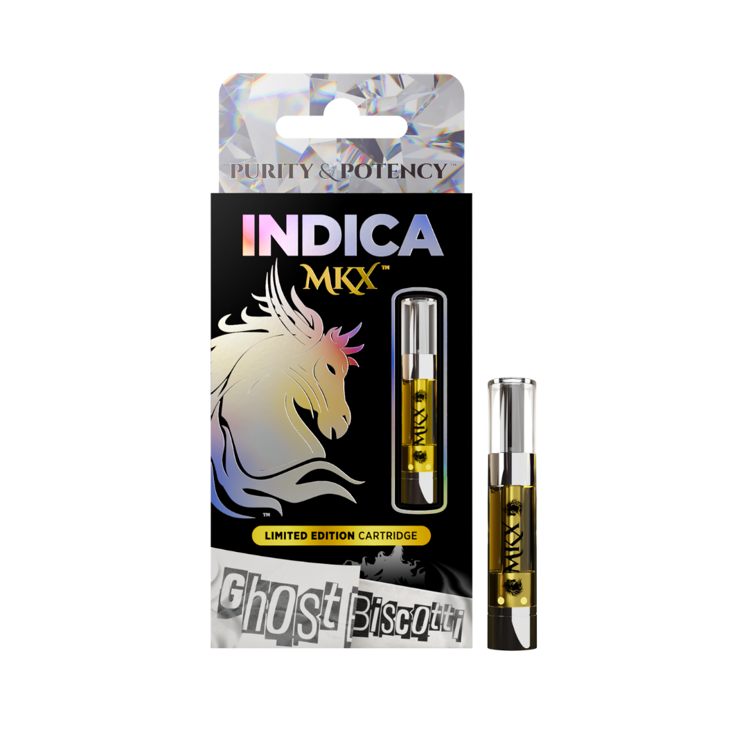 Photograph of product: LIMITED EDITION 1g MKX - Ghost Biscotti Cartridge - Oui'd