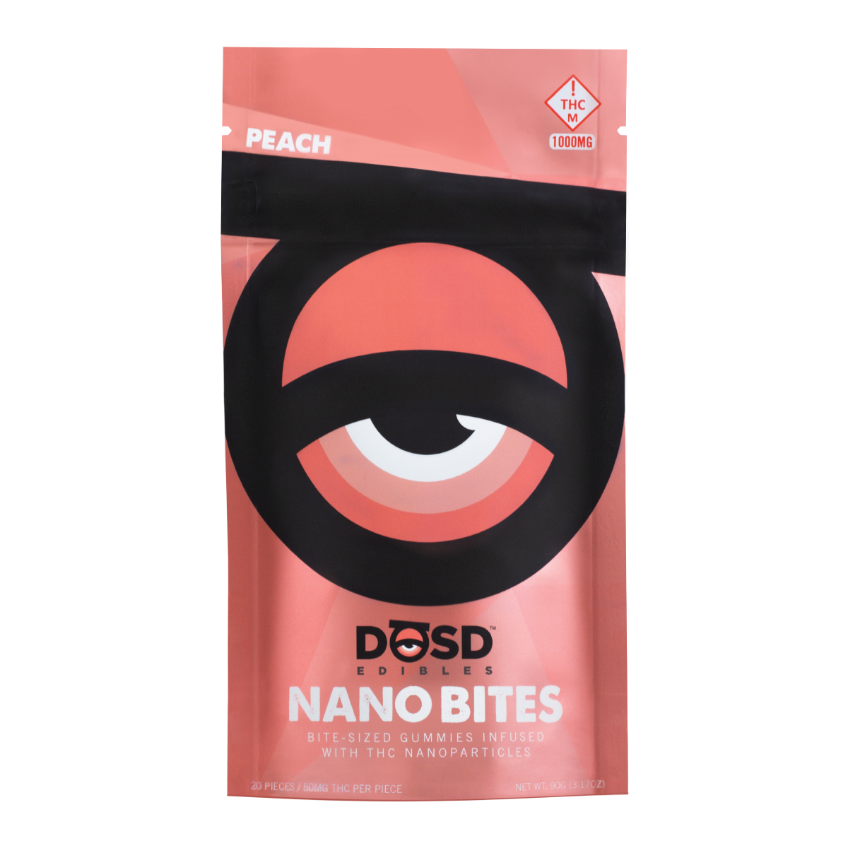 Photograph of product: Peach Nano Bites | 1000mg ULTRA STRENGTH