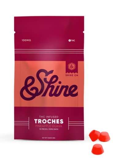 Photograph of product: 10ct/10mg Troches (Pineapple Guava)