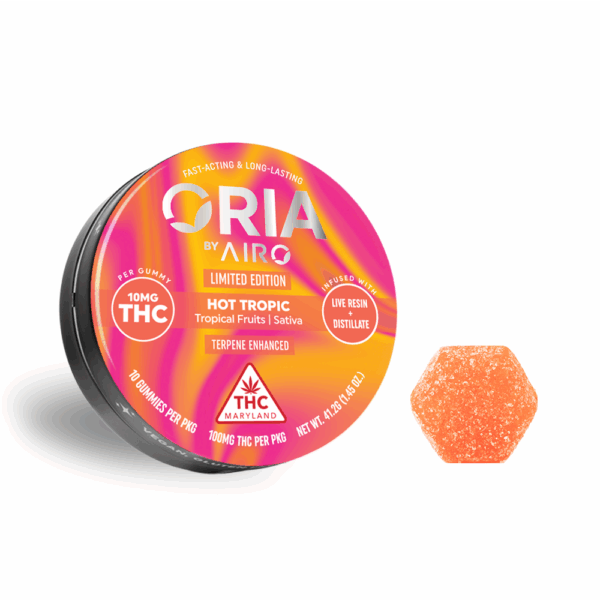 Photograph of product: ORIA - Hot Tropic - 100mg (10pcs)