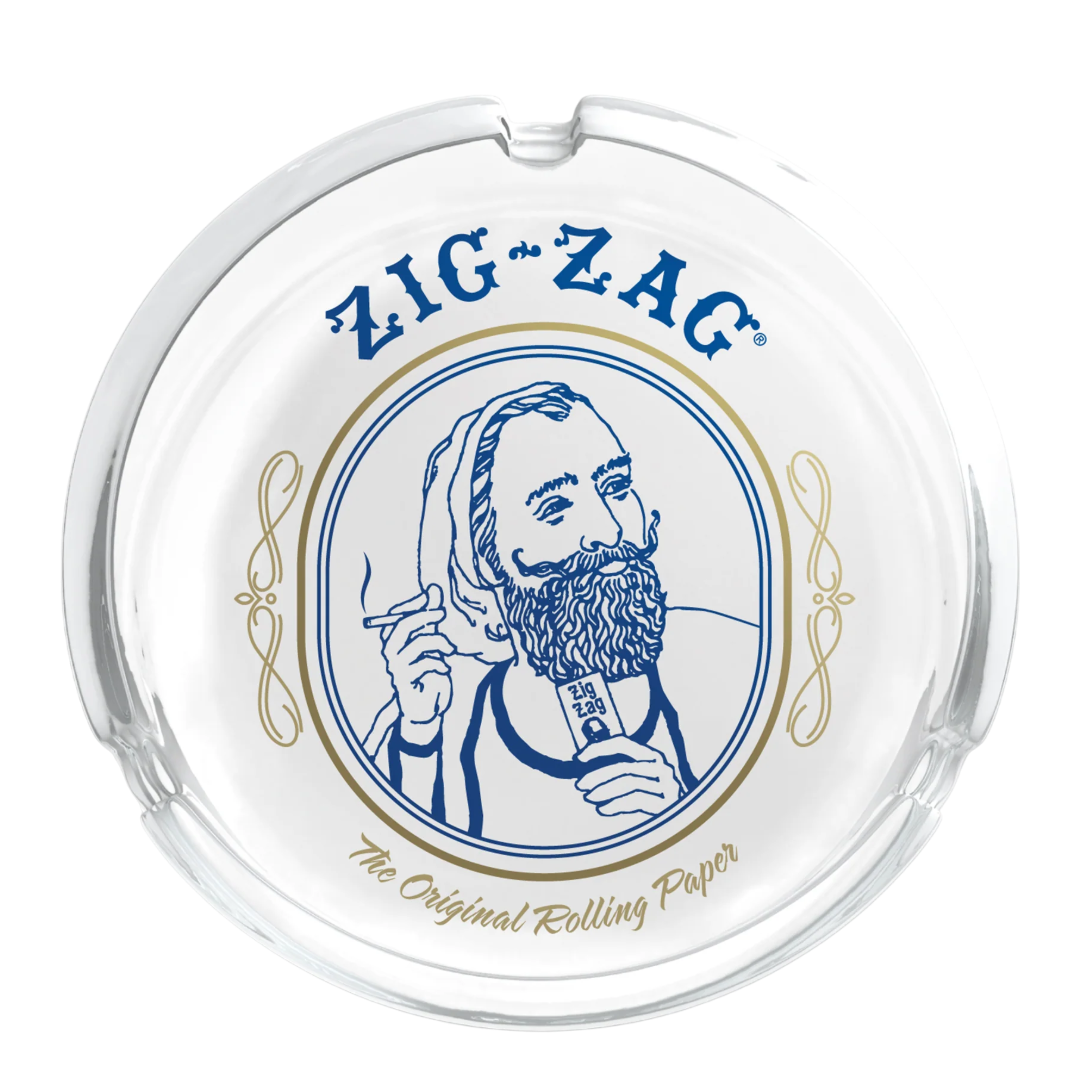 Photograph of product: Zig Zag Glass Ashtray