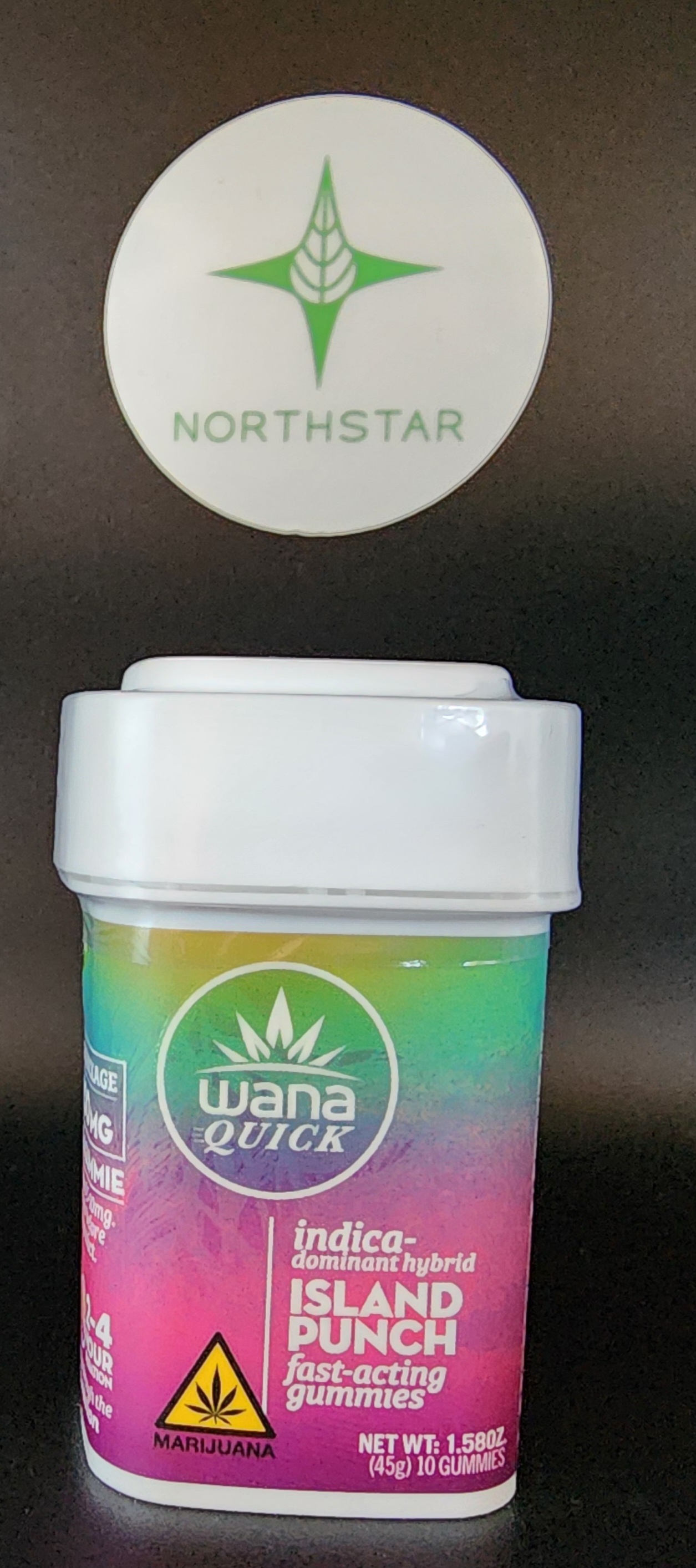 Photograph of product: Island Punch Quick Gummies - Wana