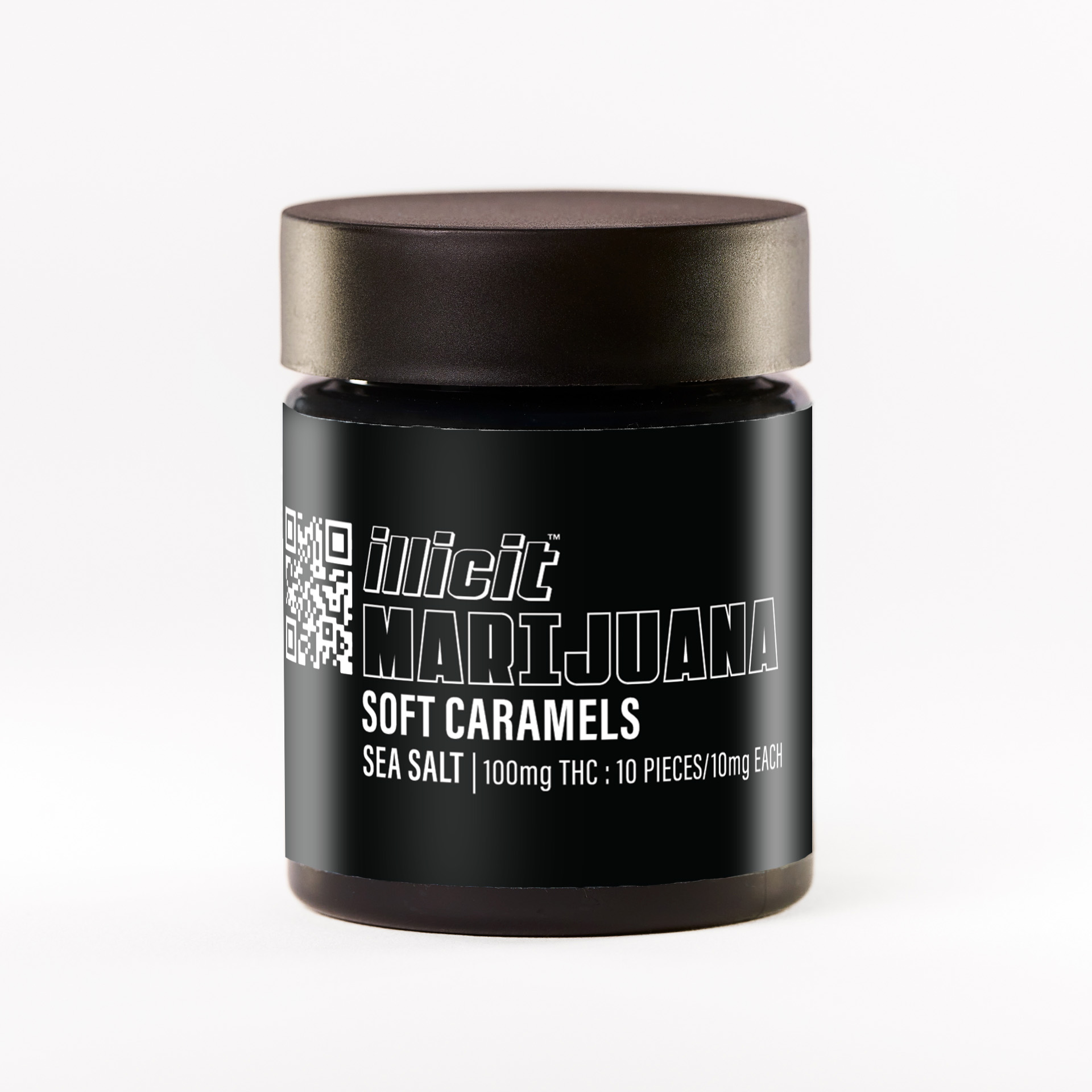 Photograph of product: Sea Salt Soft Caramels 100mg
