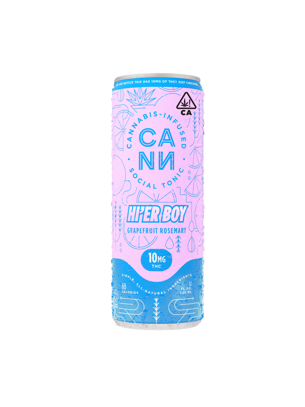 Photograph of product: Grapefruit Rosemary Hi Boy 4-Pack - ["355mg"]