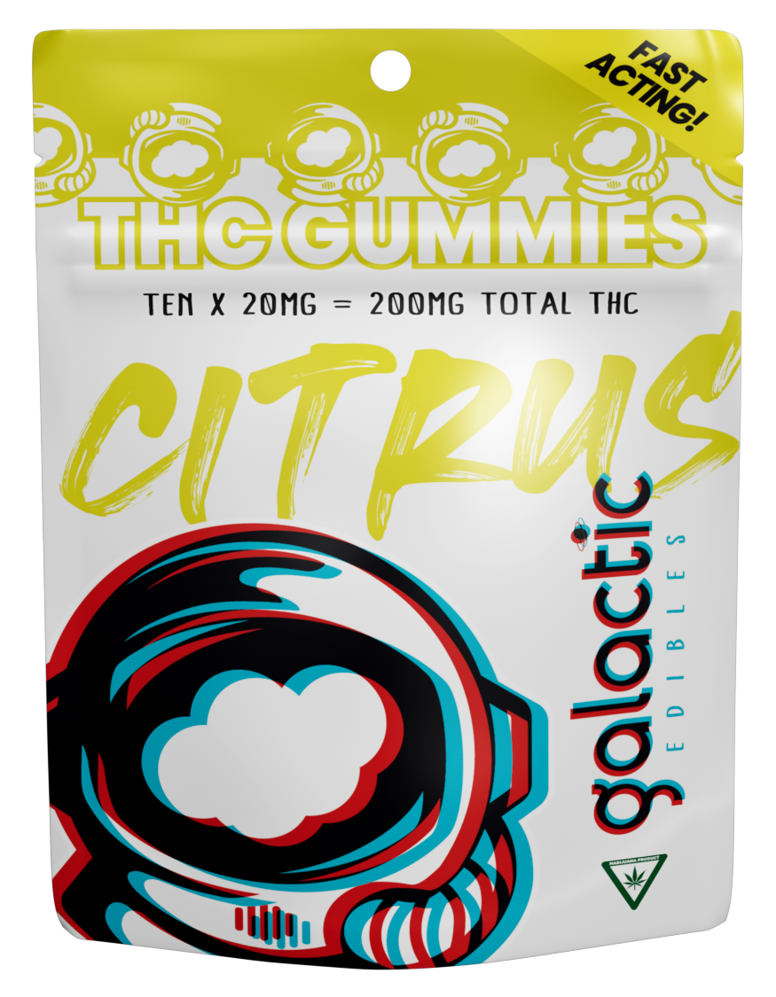Photograph of product: Citrus Fast Acting Gummies | 200mg