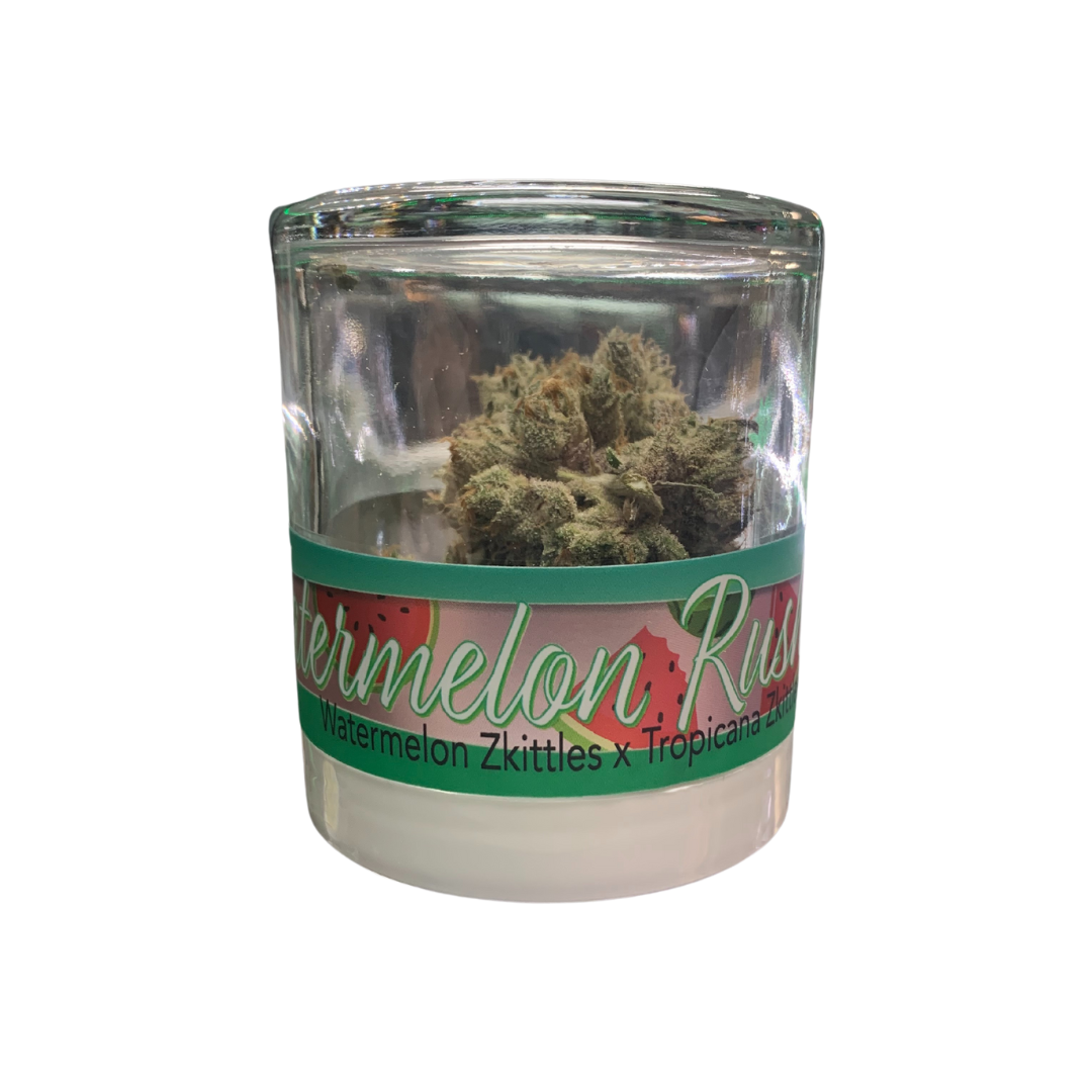 Photograph of product: Fifty Fold Watermelon Rush Flower Oui'd - 3.5g