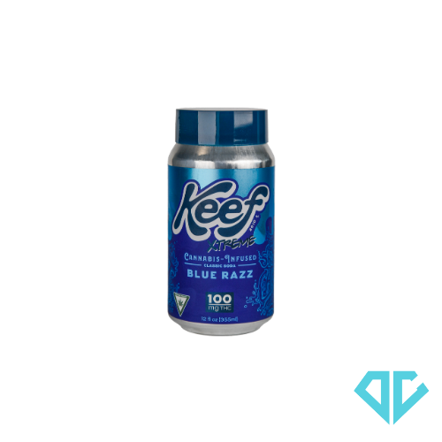 Photograph of product: Keef Extreme Soda Blue Razzberry 100mg